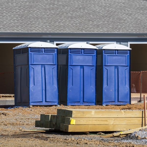 what is the maximum capacity for a single portable restroom in Iron Ridge Wisconsin